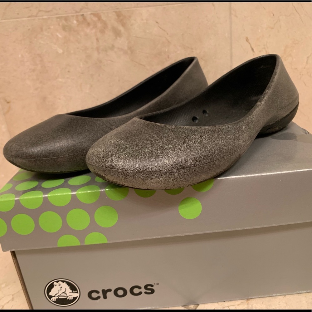 CROCS Black Women's Flats